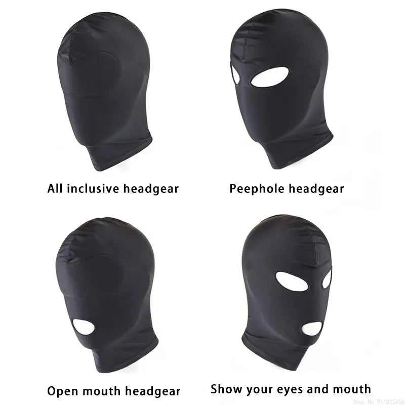 Twilight Hood – Full Coverage BDSM Mask 🖤