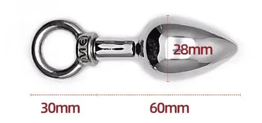 Steel Tease – Metal Ring Anal Plug Set 🔗❄️🍑