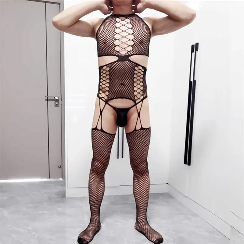 Net Play Bodystocking 🖤🐾🔥