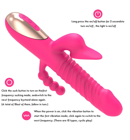 Triple Tease – Sucking, Stretching & Vibration Wand 💓