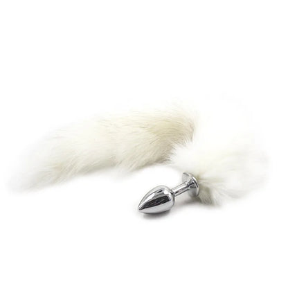 FoxyTamer – Classic Metal Plug with Realistic Tail Tease 🦊💋🔥