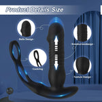 STORMRIDER – Telescopic Vibe Plug with Lock Ring Control ⚡💦