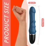 PulseRod – RealFeel G-Spot Dildo with Head Vibration & Wave Control 🍆⚡🖤