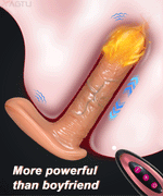 CoreHeat – Realistic Heated Dildo with Remote Thrust Control 💘🧲🔥