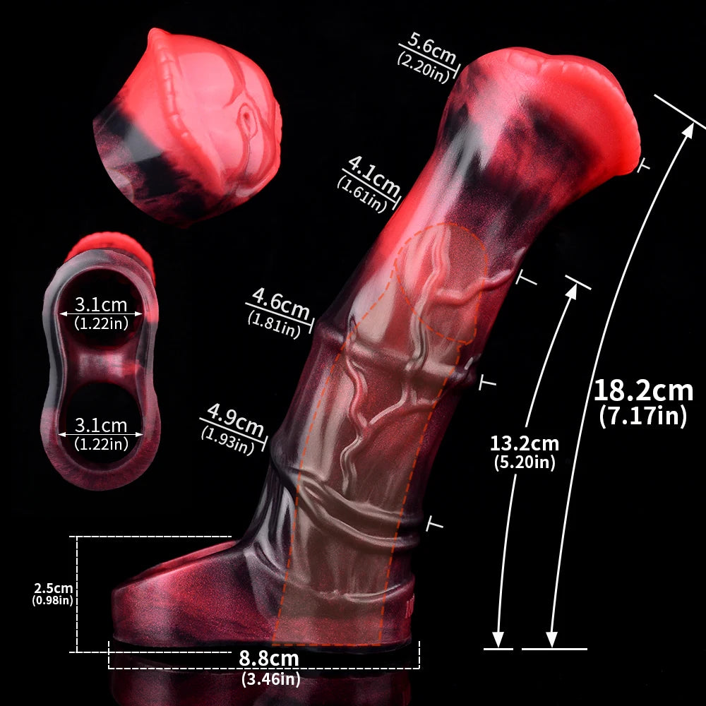 Inferno Pulse – Remote-Controlled Vibrating Penis Sleeve 🔥💣