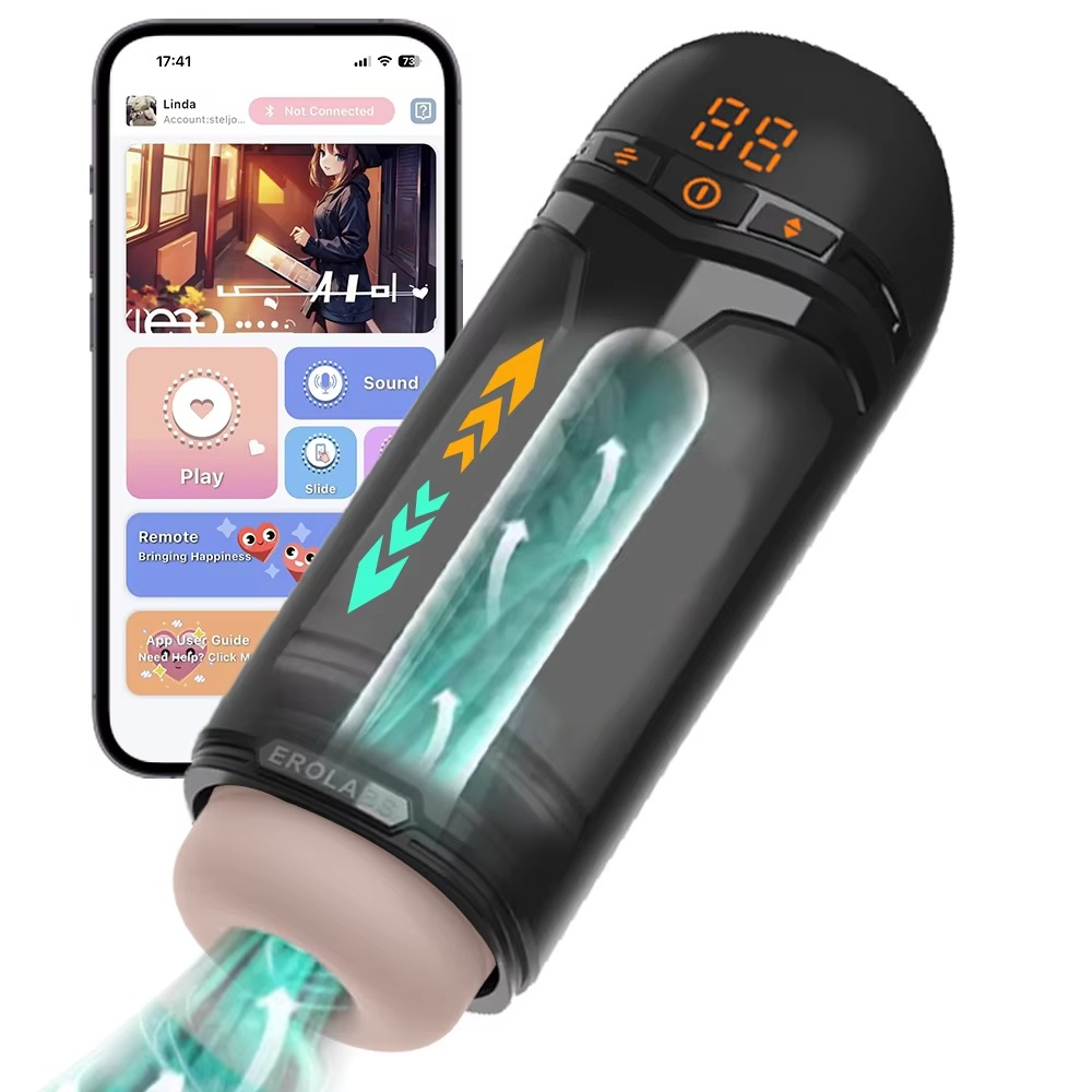 Neon Pulse Pro – 5-in-1 Smart Thrusting Masturbator 🔥📱💦