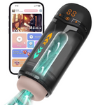 Neon Pulse Pro – 5-in-1 Smart Thrusting Masturbator 🔥📱💦