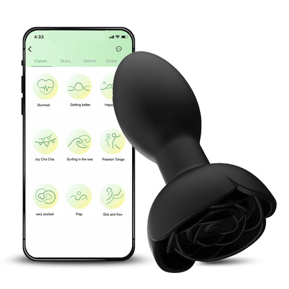 RoseWhirl – 360° Rotating Rose Plug for Wild Bloomers 🌹🍑🔁
