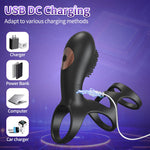Vibrashock Remote Triple Ring Vibrator 🔥