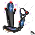 DeepPulse Prostate Massager with Flapping Shaft & Vibrating Cock Ring 💥🍑💦