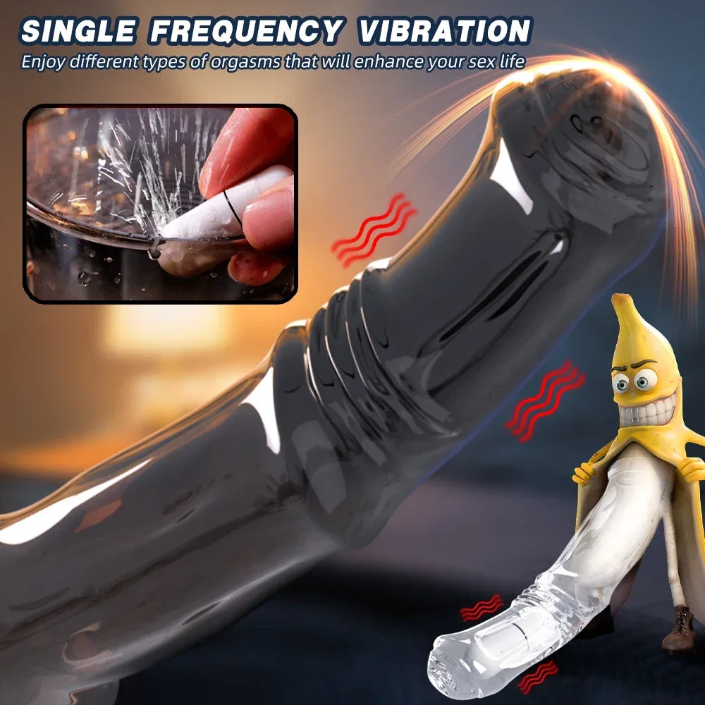 Titan Surge – 7cm Vibrating Penis Extender 💥🔋