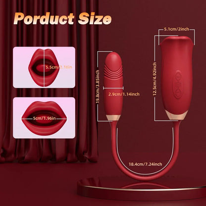 CraveSpark – Thrusting Tongue Vibrator with Clit Suction 💥👅💖