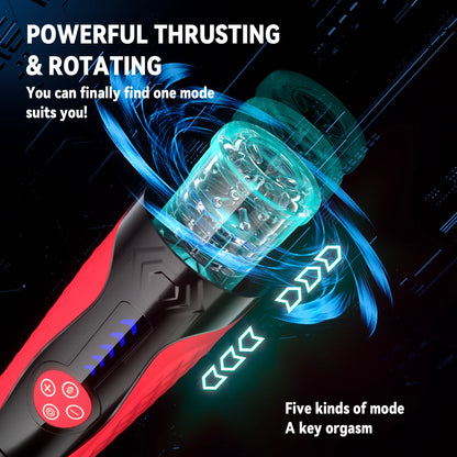 Inferno Grip™ 7X Rotating Thrust Masturbator