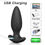 VibeCommand – App-Controlled Spiral Butt Plug for Couples & Solo Play 📱🌀🍑