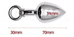 Steel Tease – Metal Ring Anal Plug Set 🔗❄️🍑
