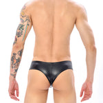 O-Ring Outlaw – Faux Leather T-Back Thong Edition 🖤💦