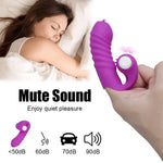 Vibrakiss – Finger Control Clit Flicker with Ribbed Anal Tip 💋🔥