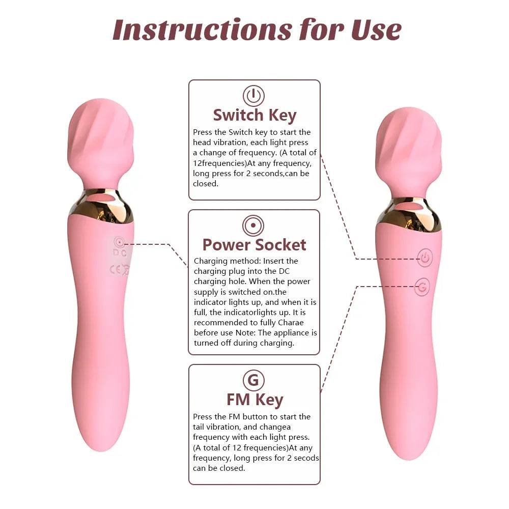 VelvetPulse Mini Wand Massager 💓✨