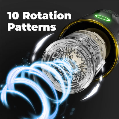 3-in-1 Rotating & Thrusting Masturbator 🚀🔥