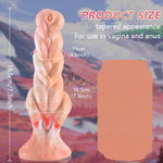 TwistBeast X – Monster Spiral Dildo with Suction Base & Stretch Challenge 🐍💦🔗