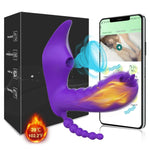 SmartApp Heated Sucking & Vibration Clit + G-Spot Massager 📱💦