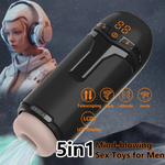 Neon Pulse Pro – 5-in-1 Smart Thrusting Masturbator 🔥📱💦