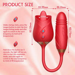 RoseBloom Thruster – 3-in-1 Licking, Sucking & G-Spot Vibe 🌹💦👅