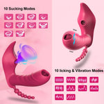 SmartApp Heated Sucking & Vibration Clit + G-Spot Massager 📱💦