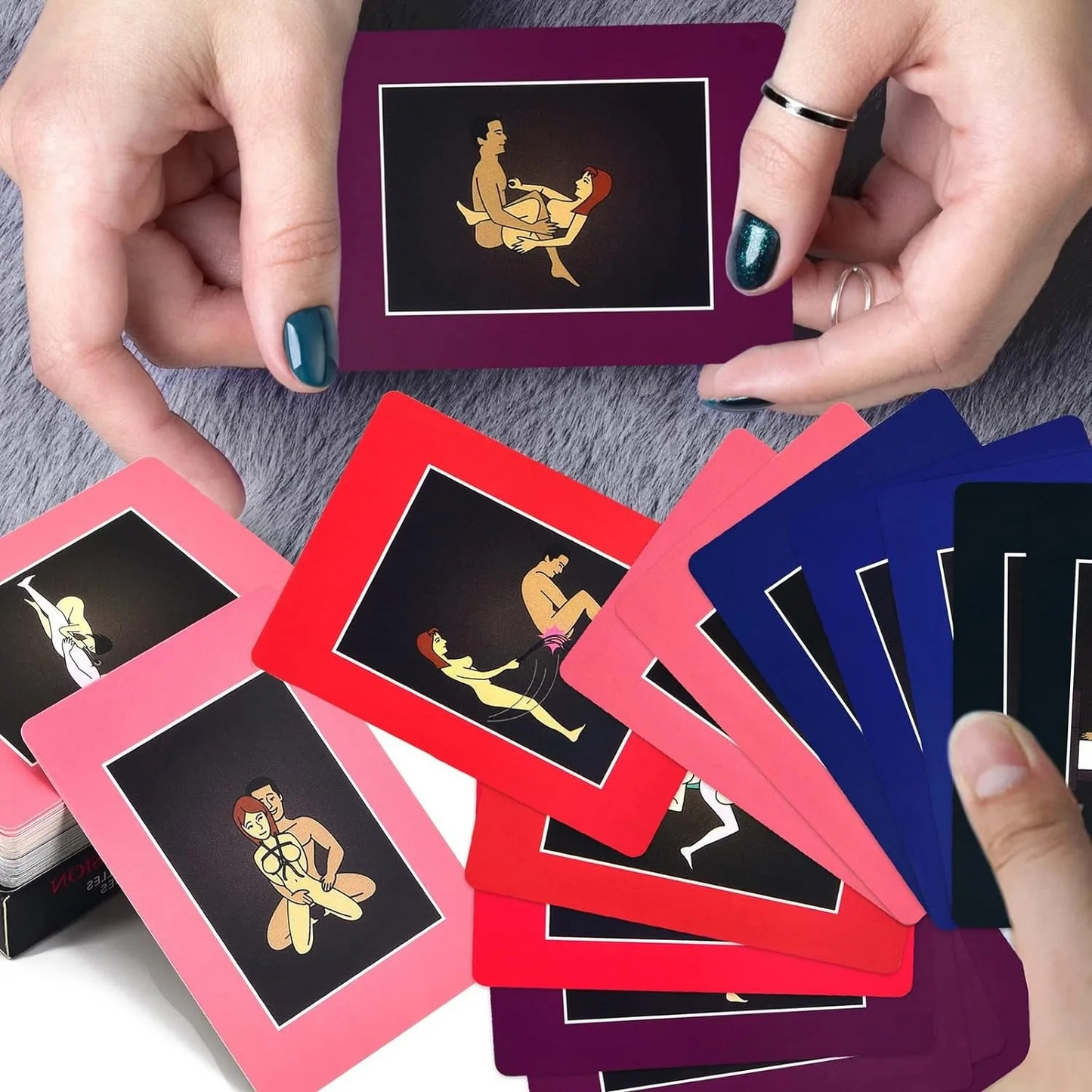 KinkPlay: 50 Bondage & Position Cards 💋🎲💢