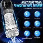ThrustTrainer X – Smart LCD Stroker with Pump & Lick Modes 📈👅