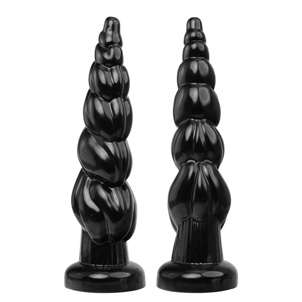 SpiralMaster Deep Drill Anal Plug 🖤💥🍑