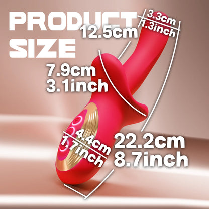 3-in-1 Thrusting & Lip-Sync Rabbit Vibrator 💦🔥