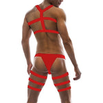 Submission Circuit Set – 3-Piece Brief + Harness + Strap Kit ⚡🖤