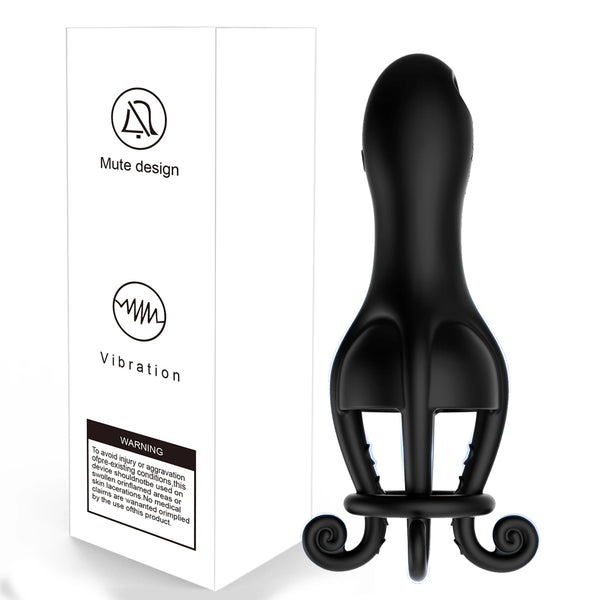 VibeWrap Glans Trainer – Vibrating Penis Ring Stimulator 💥🍆🔋