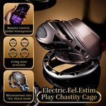VoltCage Electro Lock – App-Controlled Chastity Cage 🔒⚡