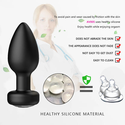 DeepMode – App-Controlled Anal Plug for Vibration on Command 📱🖤🍑
