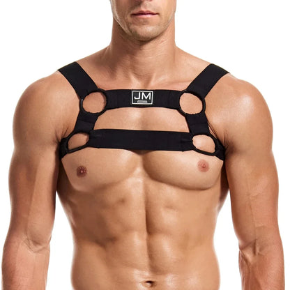 FlexMesh Harness – Mesh + Logo Strap Edition 💪💥