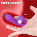 Vibrakiss – Finger Control Clit Flicker with Ribbed Anal Tip 💋🔥