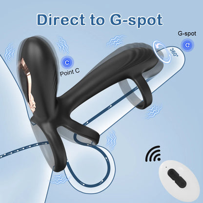 VibeLock 360 – Dual Motor Twisting Cock Ring