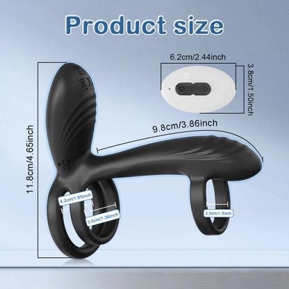 VibeLock 360 – Dual Motor Twisting Cock Ring