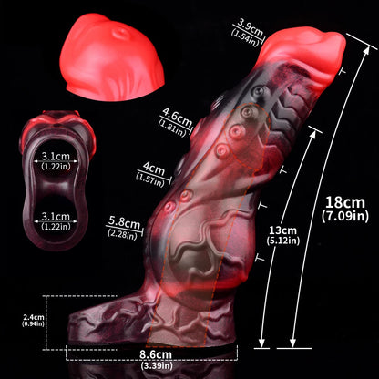 Inferno Pulse – Remote-Controlled Vibrating Penis Sleeve 🔥💣