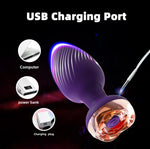 PurplePulse – Remote Rose Vibrator for Backdoor Bliss 🍑🌹💜