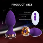 PurplePulse – Remote Rose Vibrator for Backdoor Bliss 🍑🌹💜