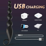 RippleRush – Vibrating Beaded Plug for Rolling Backdoor Bliss 🖤🍆💦
