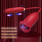 CraveSpark – Thrusting Tongue Vibrator with Clit Suction 💥👅💖