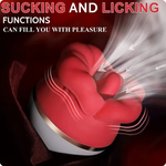 Lips of Lust – Rose Licking & Sucking Vibrator 🌹💋💦