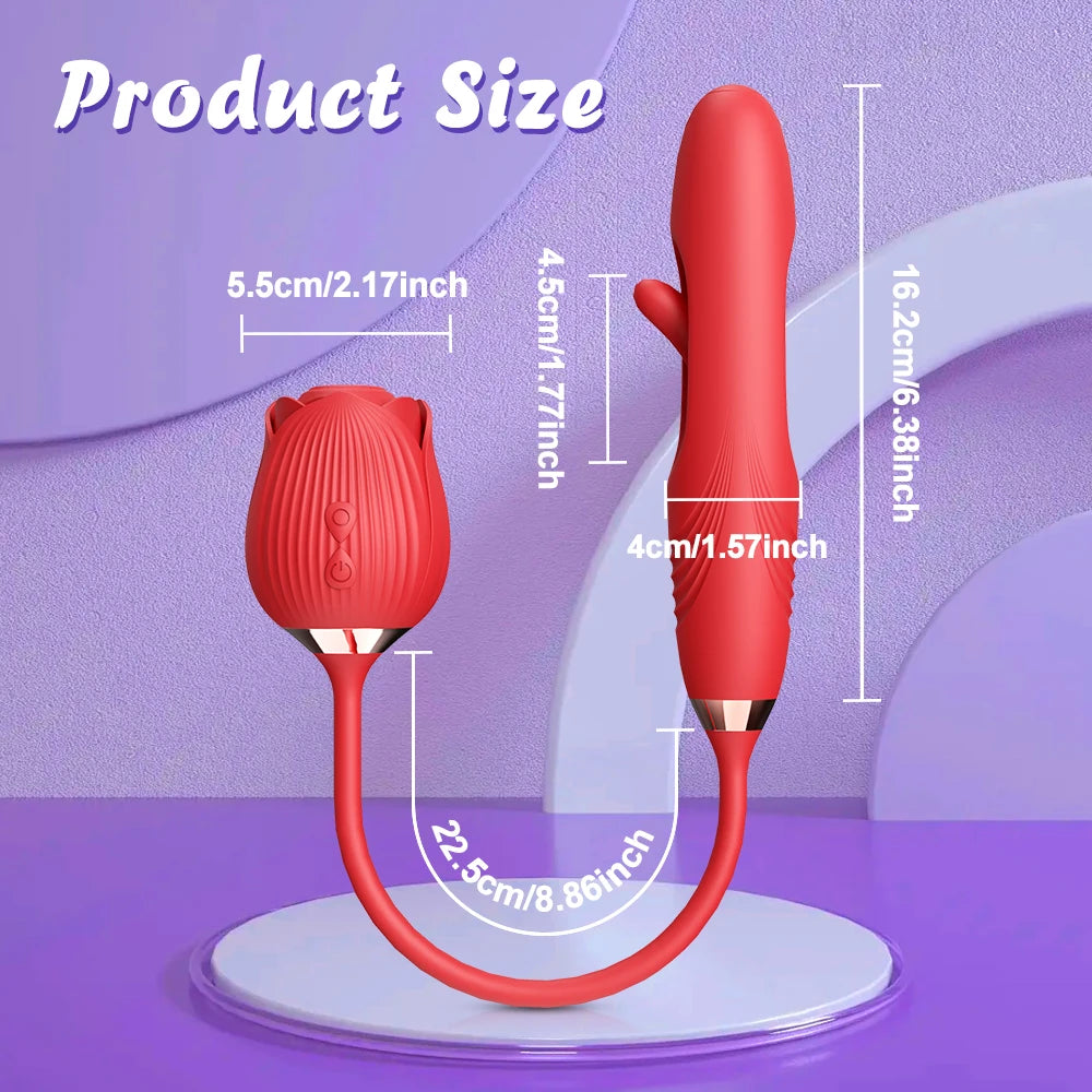 Meet the Scarlet Bloom – Petal-Soft Pleasure at Your Command 💦✨