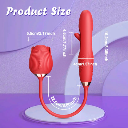 Meet the Scarlet Bloom – Petal-Soft Pleasure at Your Command 💦✨