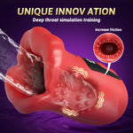 FullGrip Surge – Dual Motor Vibrating Mouth Masturbator🌹🔥