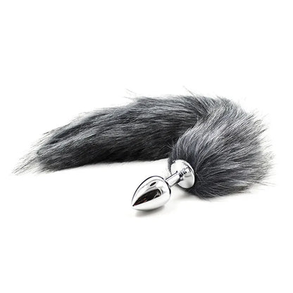 FoxyTamer – Classic Metal Plug with Realistic Tail Tease 🦊💋🔥